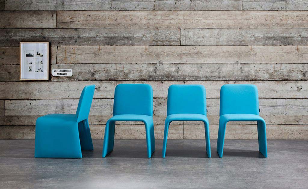 mavi modern sandalyeler